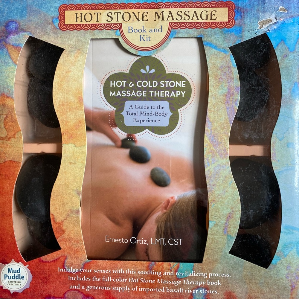 NEW Hot Stone Massage kit with guide book